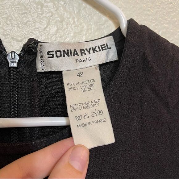 Sonia Rykiel Black Tank Top Business Blouse - Picture 6 of 6